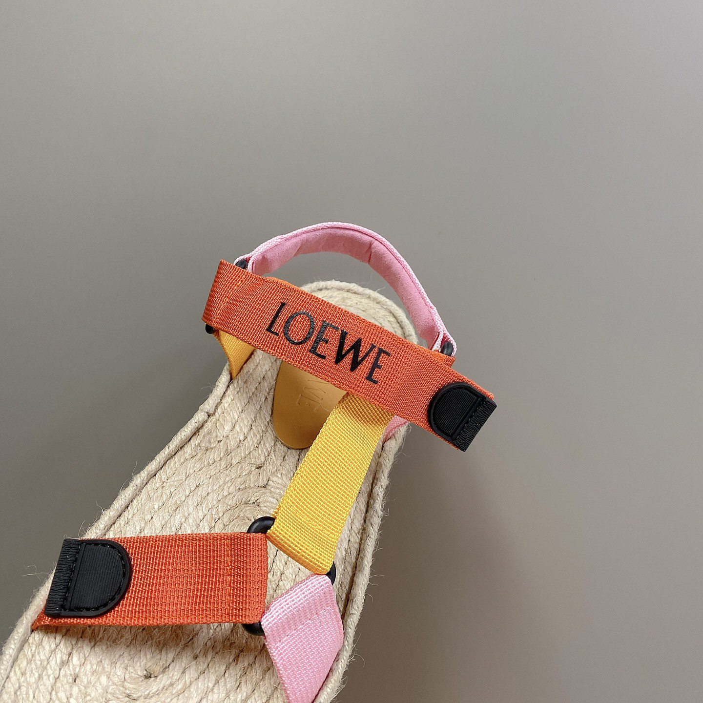 Loewe Strappy Espadrille In Nylon - DesignerGu