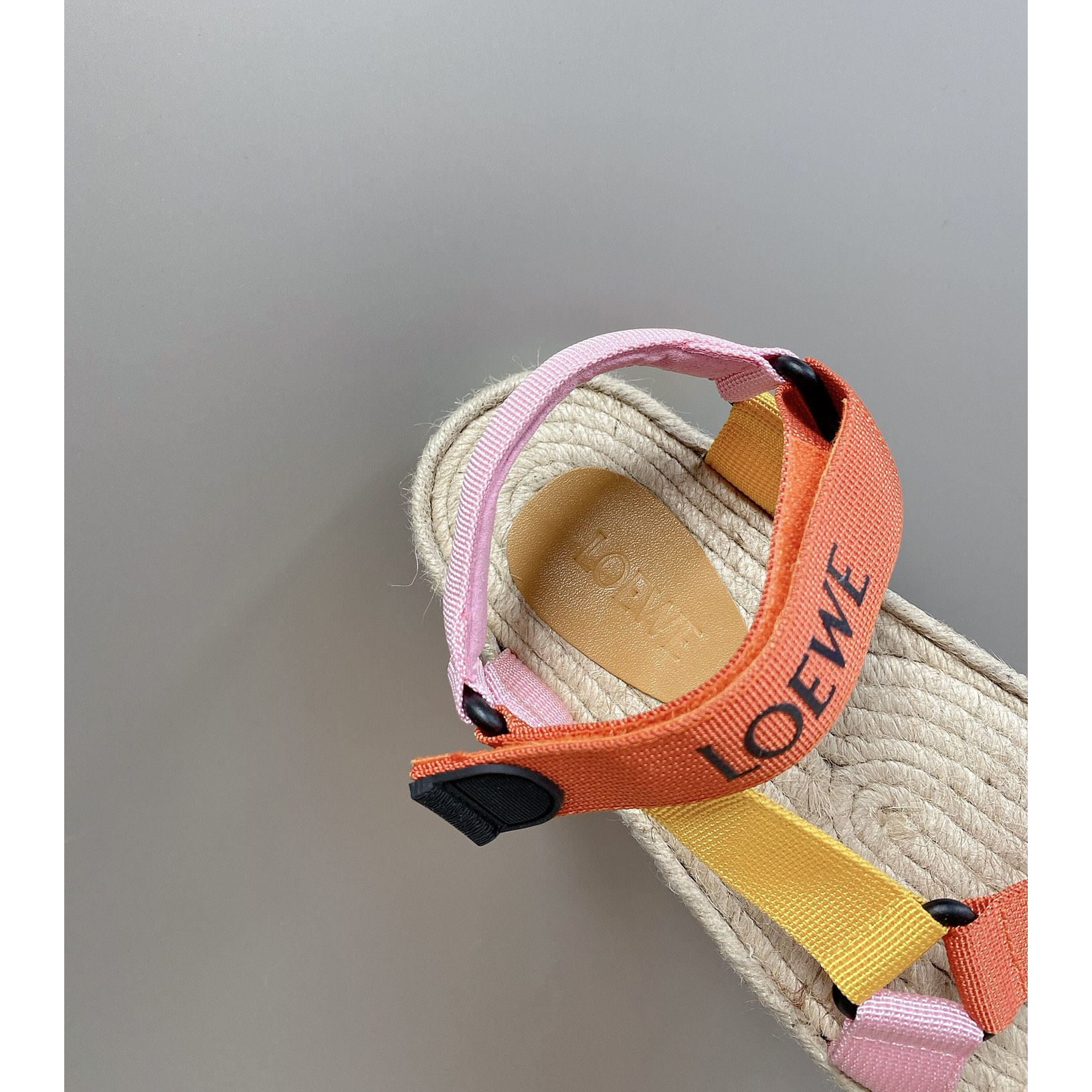 Loewe Strappy Espadrille In Nylon - DesignerGu