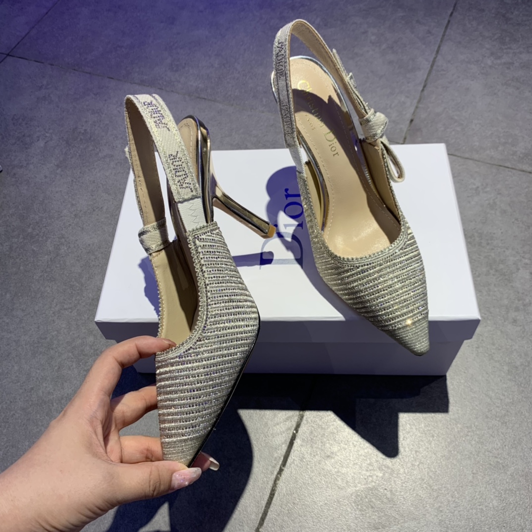 Dior J'Adior Slingback Pump With Heel Height Of 9.5cm - DesignerGu