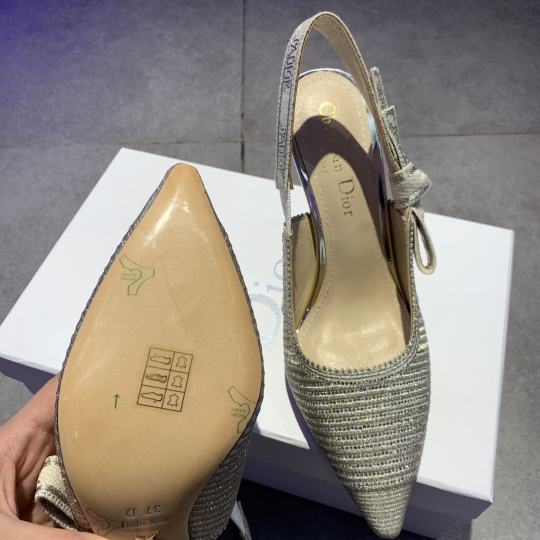 Dior J'Adior Slingback Pump With Heel Height Of 9.5cm - DesignerGu