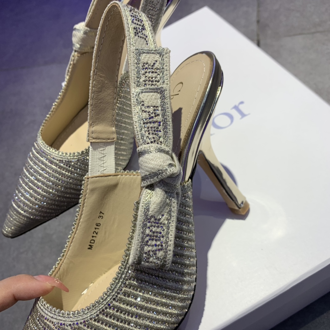 Dior J'Adior Slingback Pump With Heel Height Of 9.5cm - DesignerGu