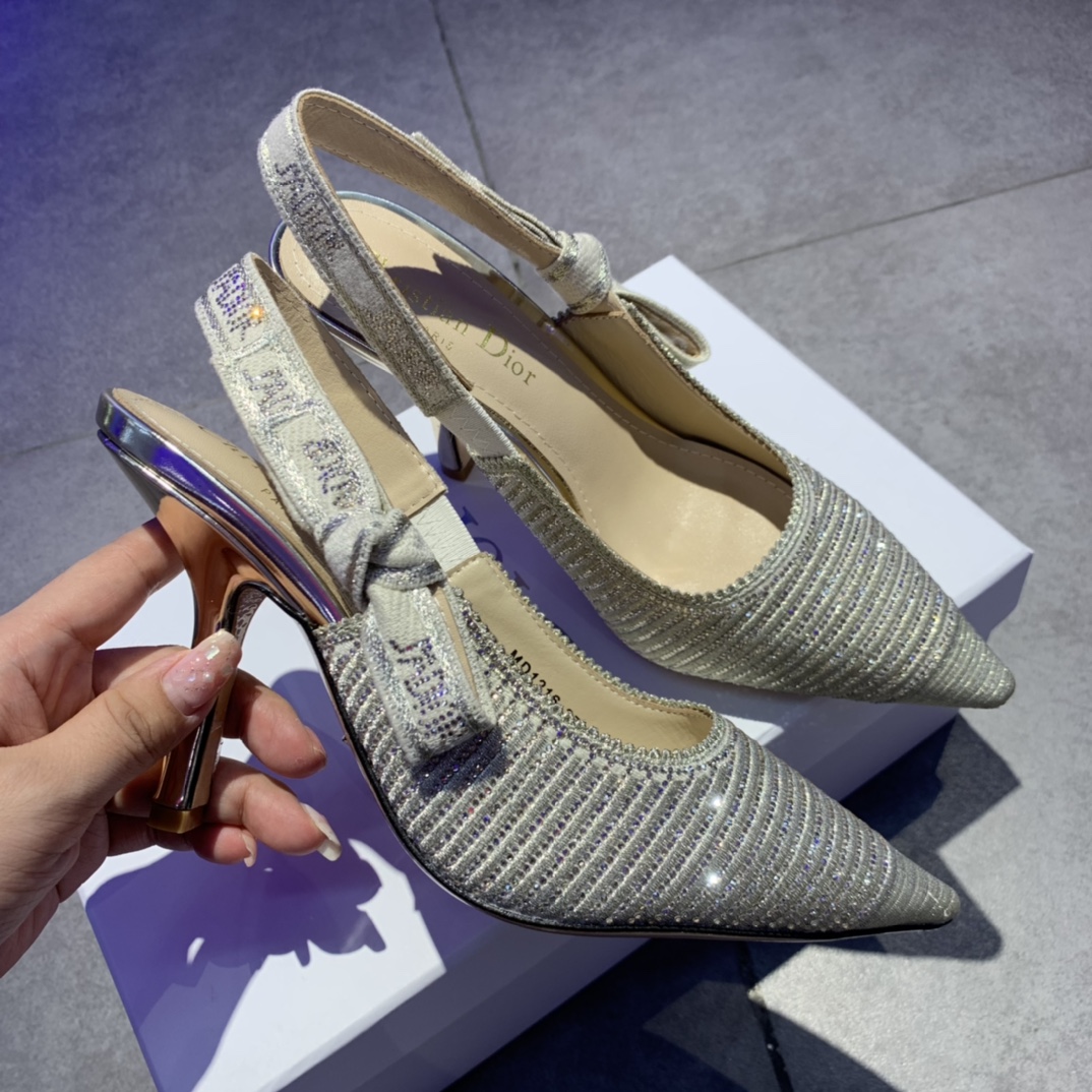 Dior J'Adior Slingback Pump With Heel Height Of 9.5cm - DesignerGu