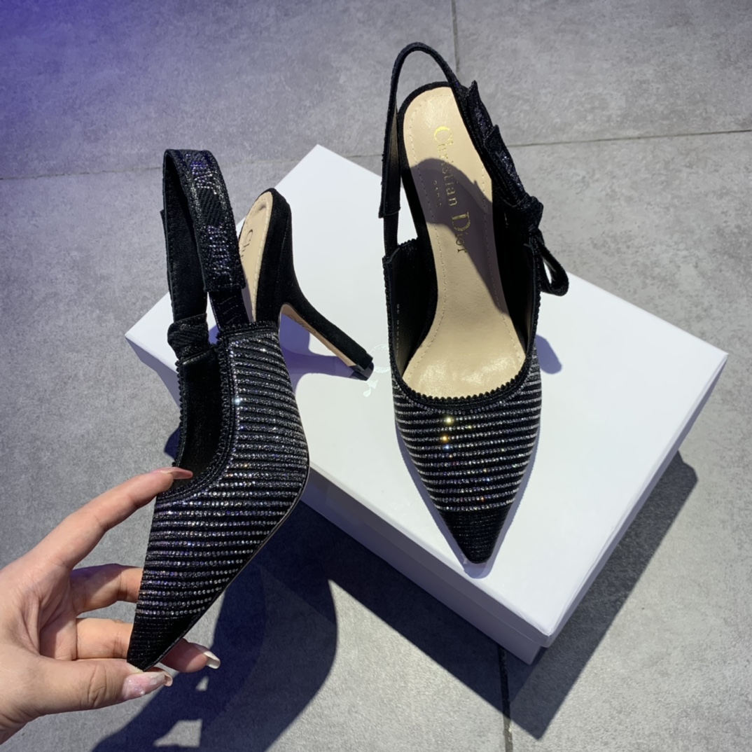 Dior J'Adior Slingback Pump With Heel Height Of 9.5cm - DesignerGu