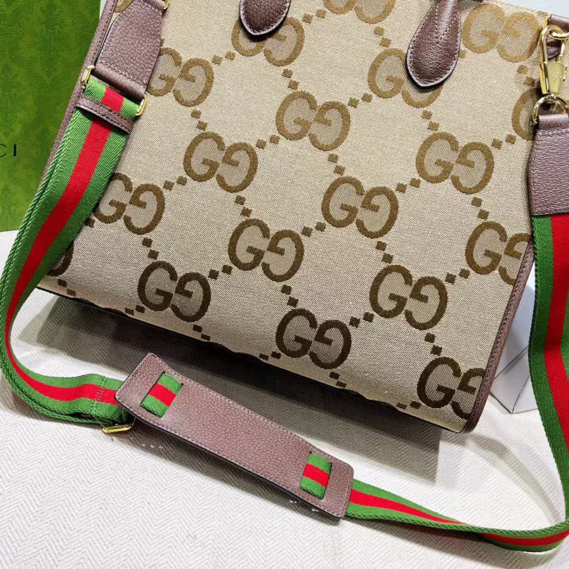 Gucci Tote Bag With Jumbo GG(37-32.5-15cm) - DesignerGu