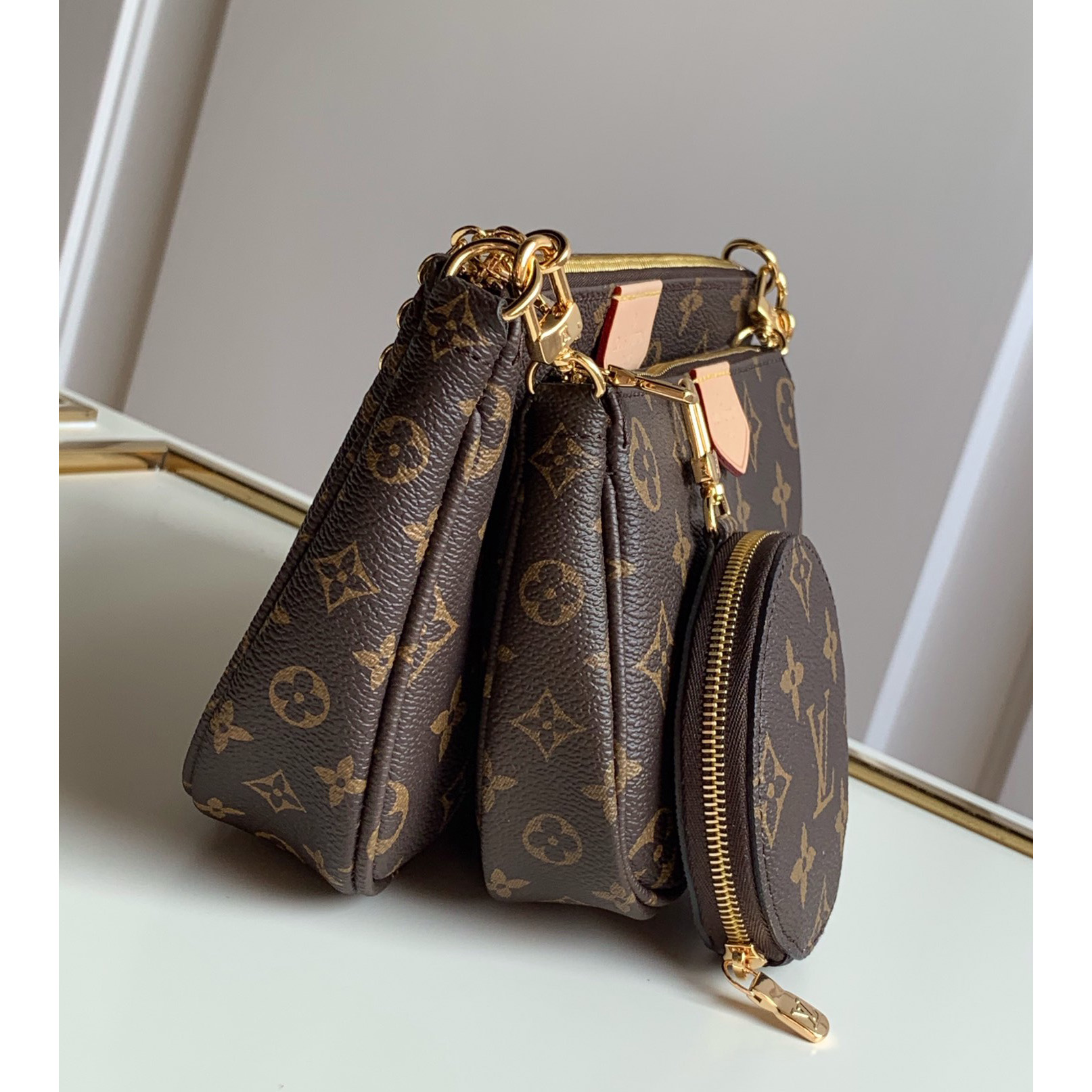 Louis Vuitton Multi Pochette Accessoires(24-13-5cm/19-11-4cm/9-2-1cm) - DesignerGu