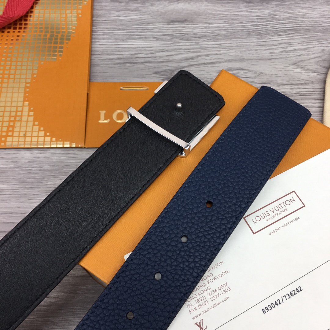 Louis Vuitton Shape 40MM Reversible Belt - DesignerGu