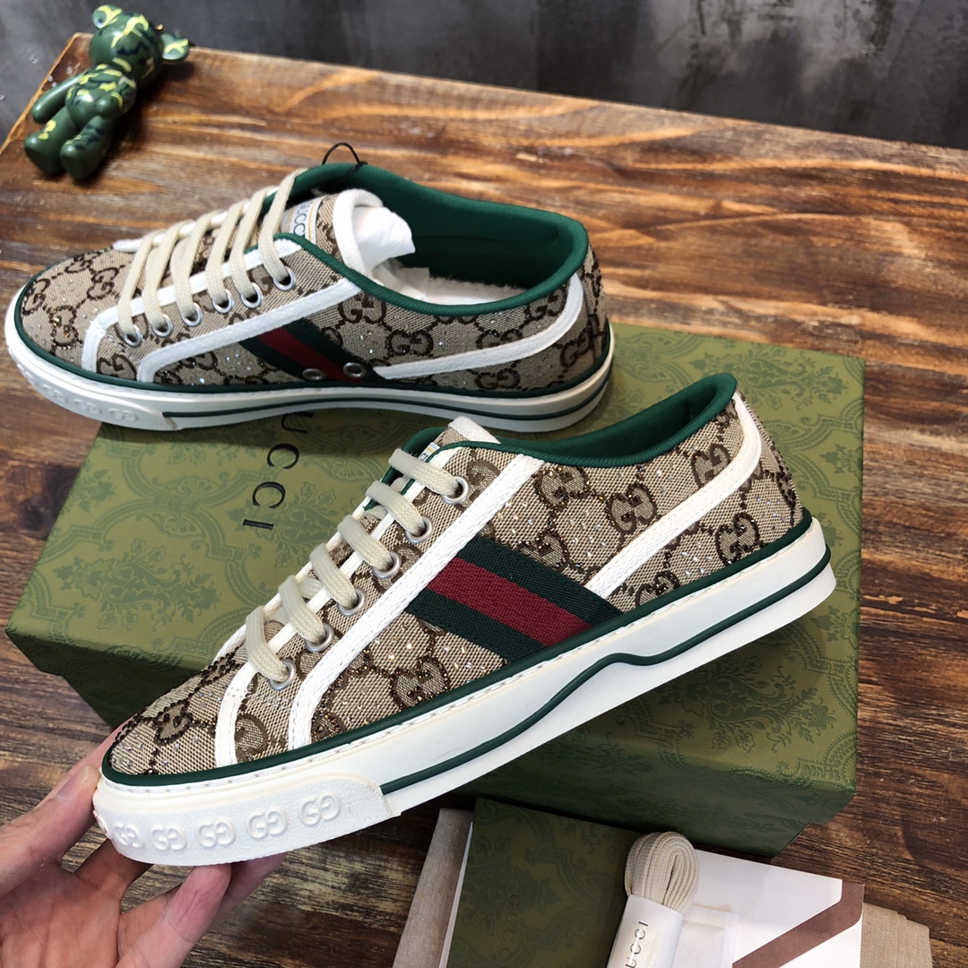 Gucci Tennis 1977 GG Multicolour Sneaker - DesignerGu