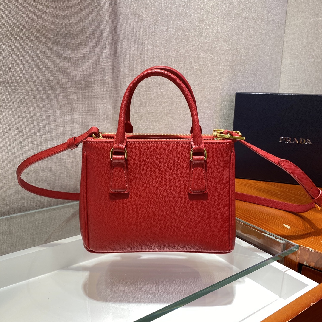 Prada Galleria Saffiano Leather Micro-Bag(20-14.5-9.5cm)   1BA906 - DesignerGu