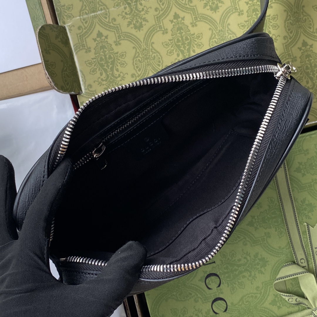 Gucci GG Black Belt Bag(24-14-5CM) - DesignerGu