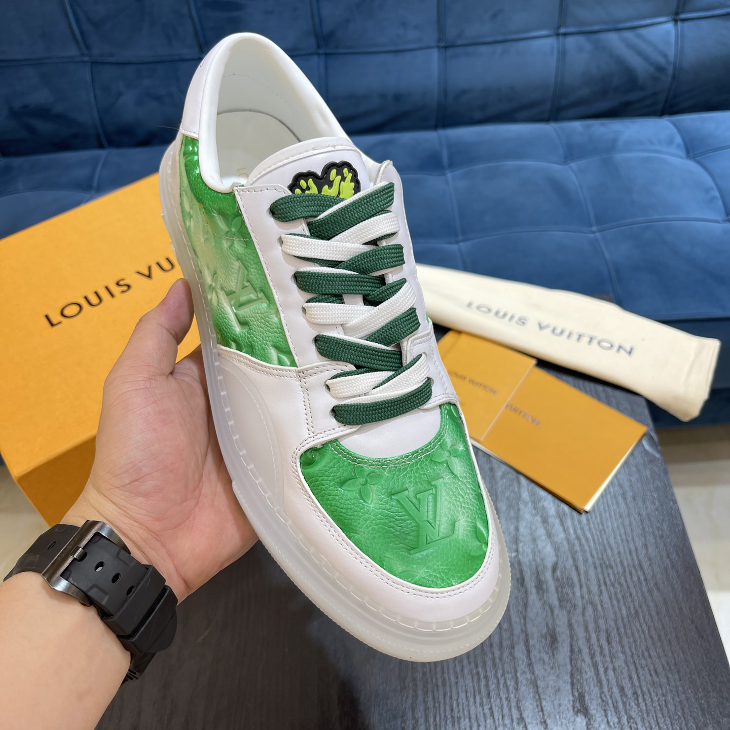 Louis Vuitton LV Ollie Sneaker        - DesignerGu