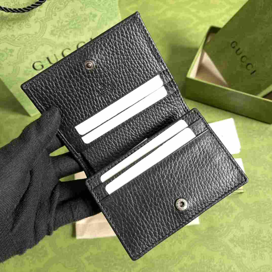 Gucci GG Marmont Card Case Wallet(11-9-3cm) - DesignerGu