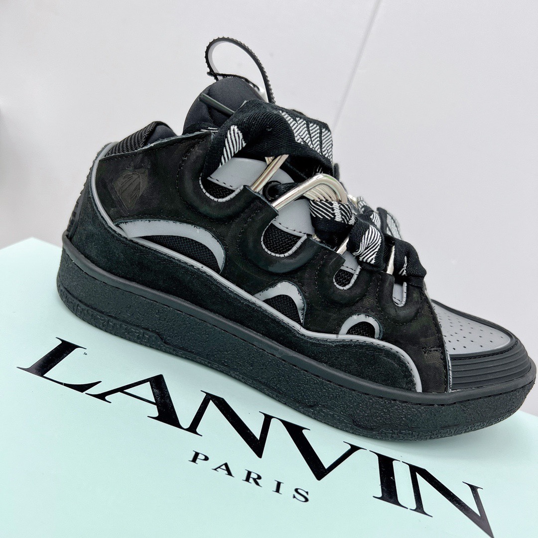 Lanvin Curb Sneakers - DesignerGu