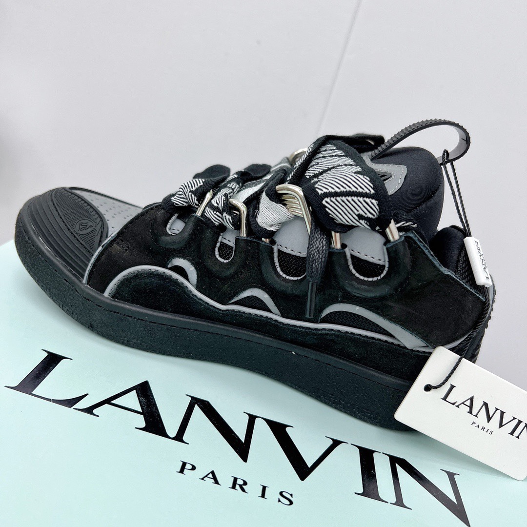 Lanvin Curb Sneakers - DesignerGu