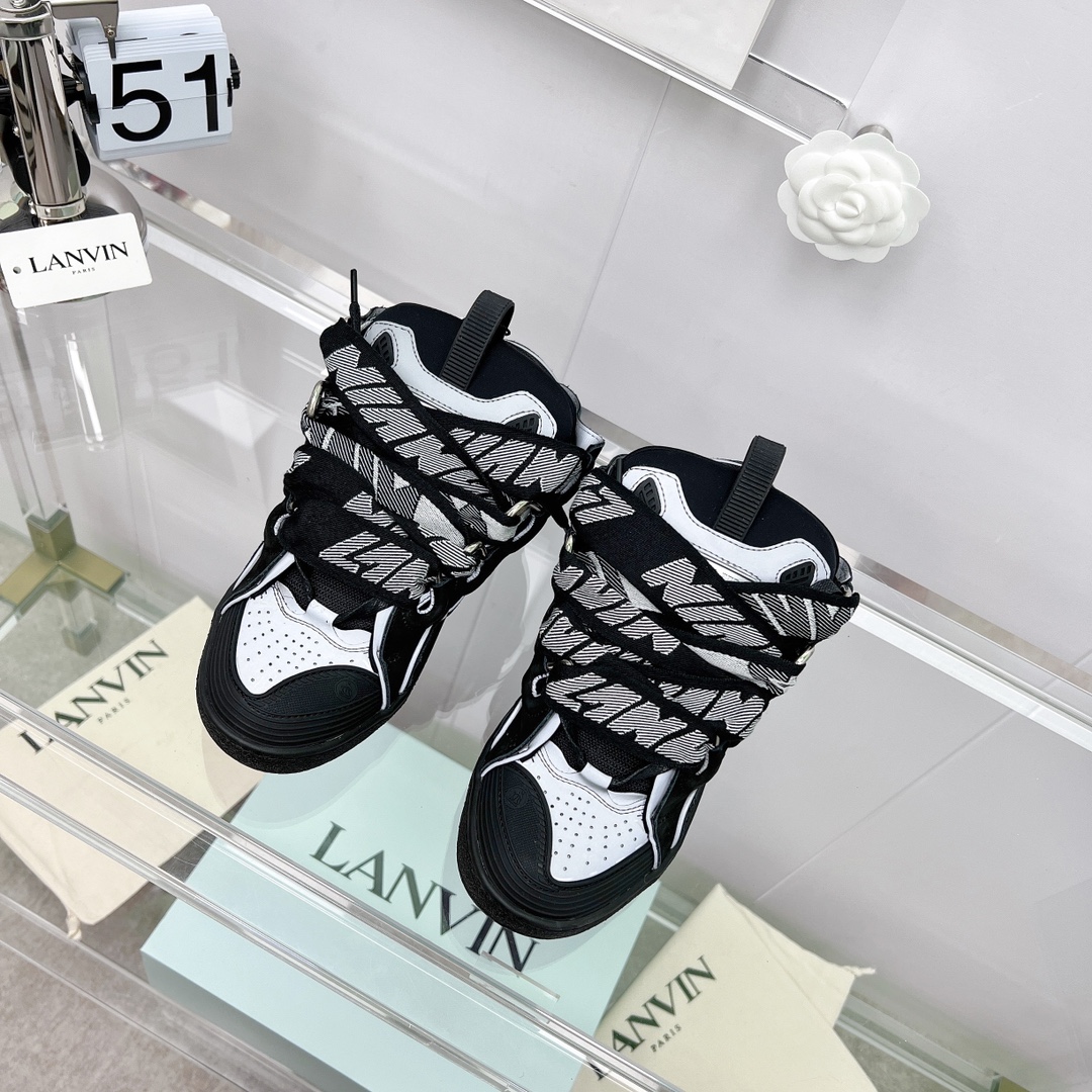 Lanvin Curb Sneakers - DesignerGu