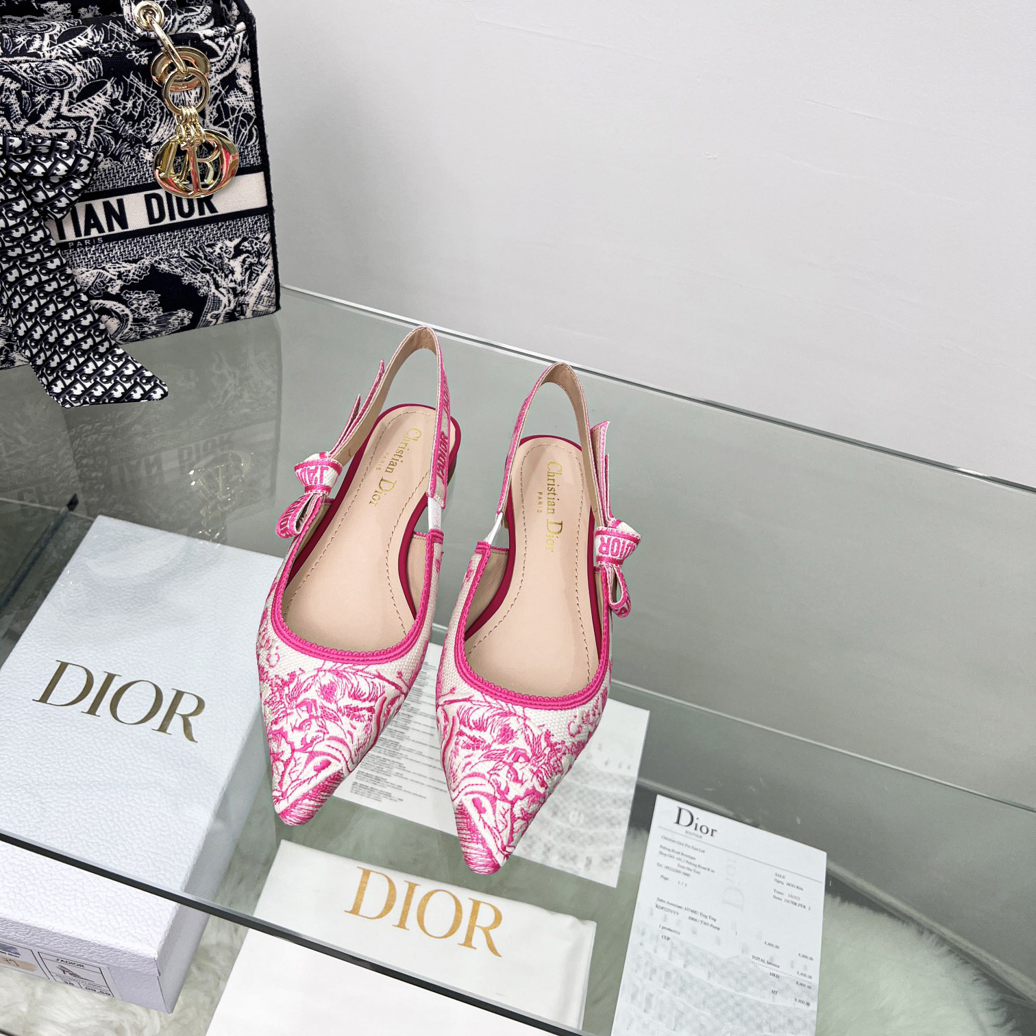 Dior J'adior Slingback Ballerina Flat - DesignerGu