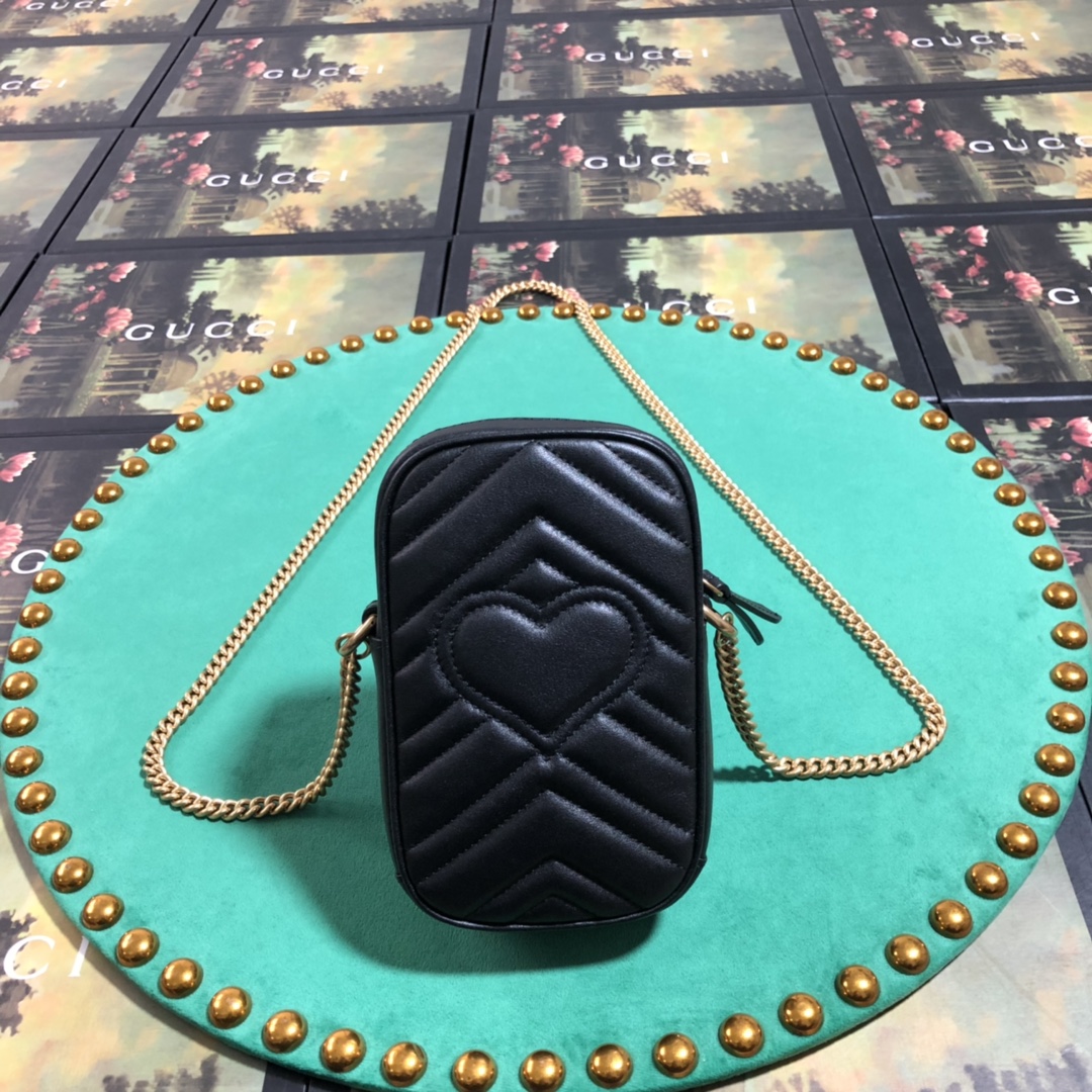 Gucci GG Marmont Mini Bag(10.5-17-5cm) - DesignerGu