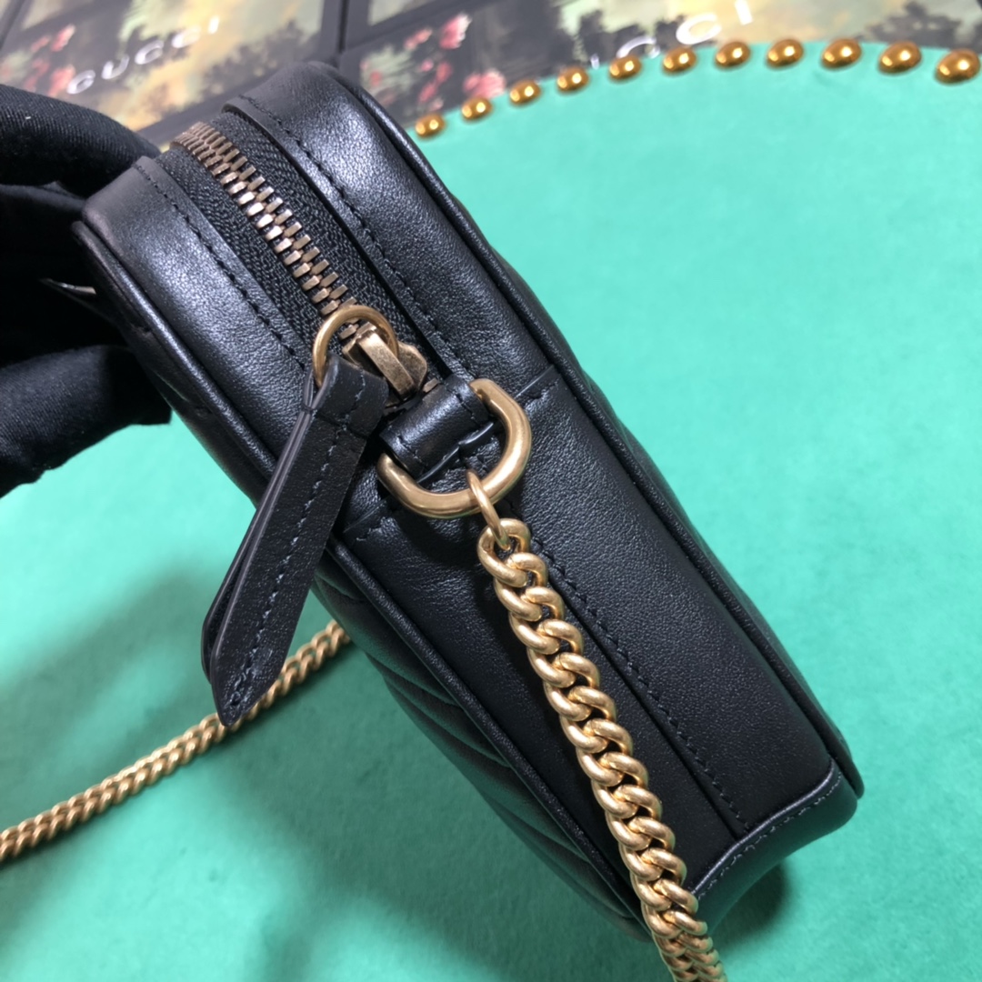 Gucci GG Marmont Mini Bag(10.5-17-5cm) - DesignerGu