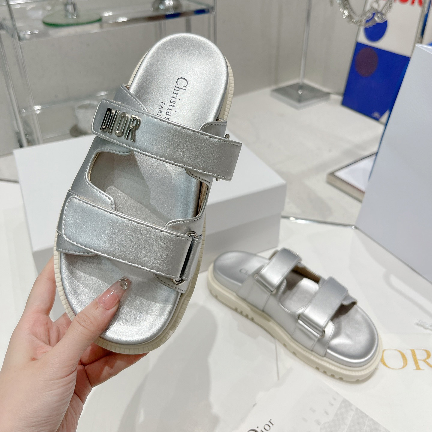 Dior Women Dioract Sandal - DesignerGu