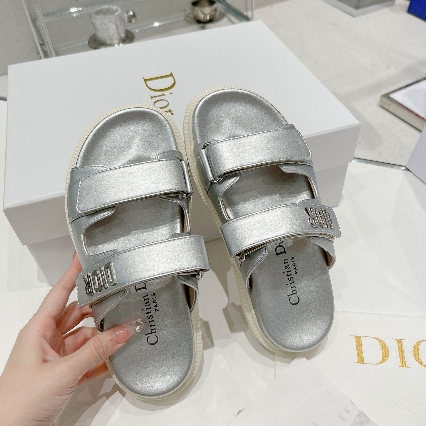 Dior Women Dioract Sandal - DesignerGu