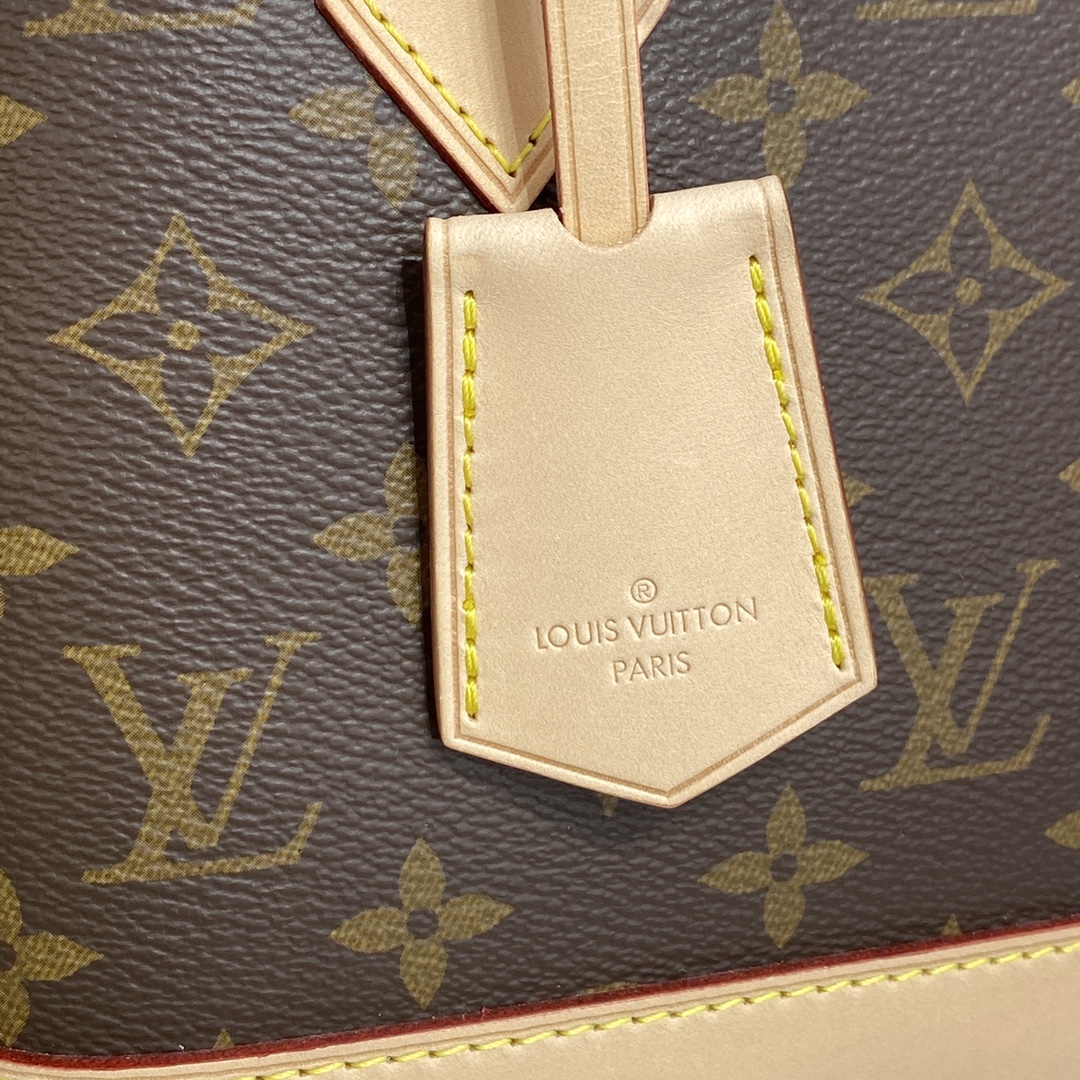 Louis Vuitton Alma BB Monogram Canvas Handbag (23.5-17.5-11.5cm)     M53152 - DesignerGu