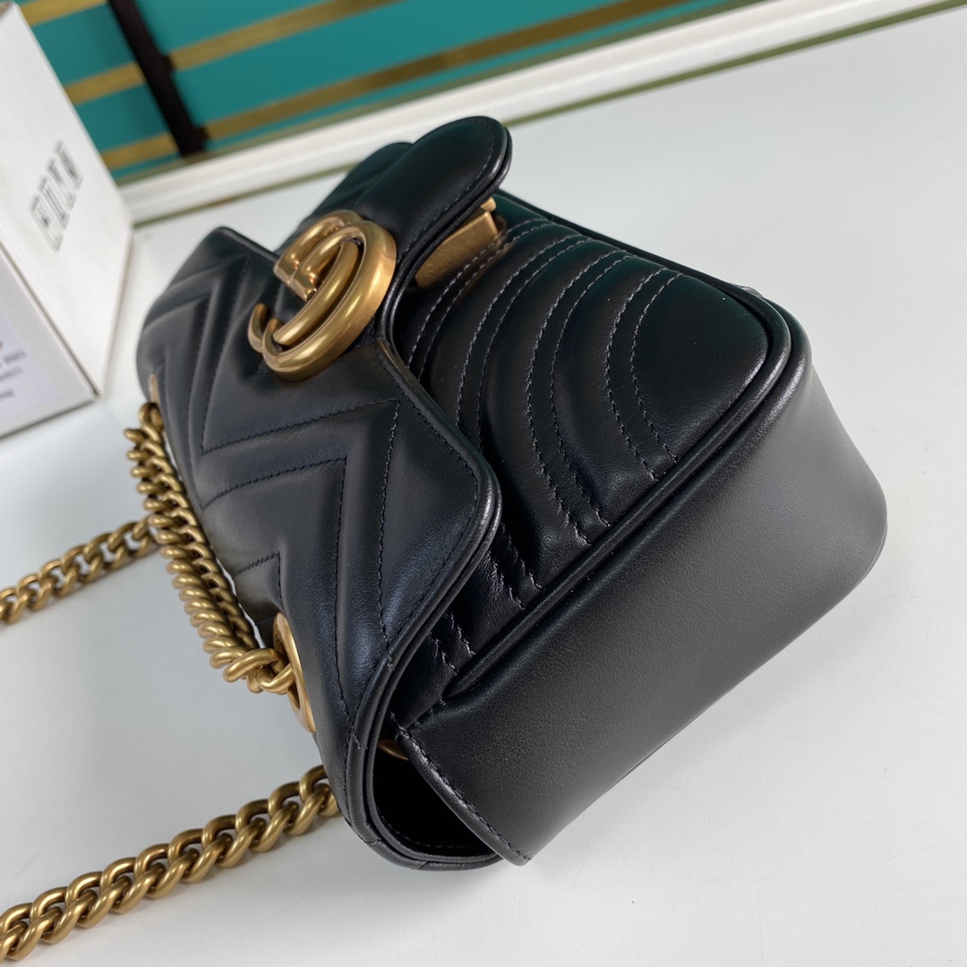 Gucci GG Marmont Matelassé Mini Bag 23-14-6CM - DesignerGu