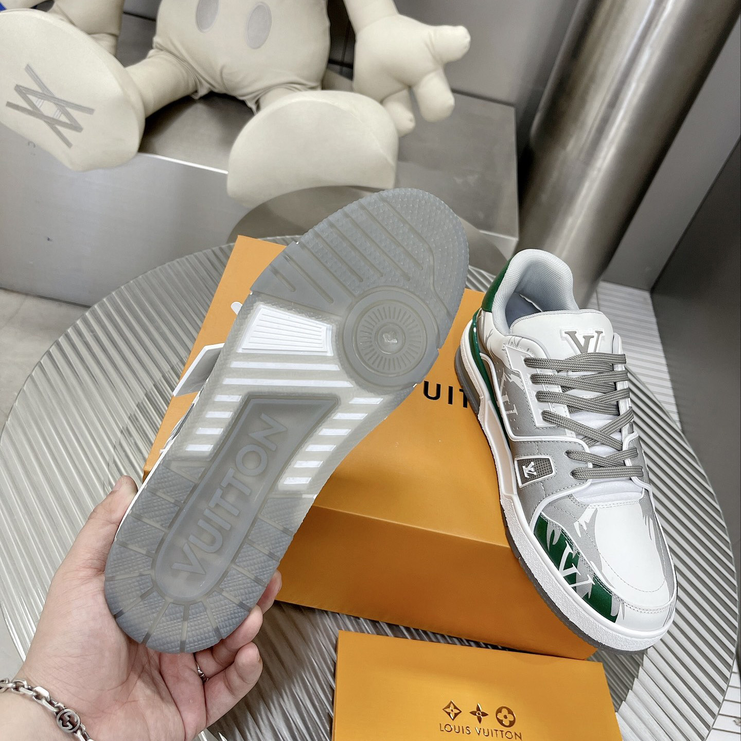 Louis Vuitton LV  Trainer Sneaker      - DesignerGu