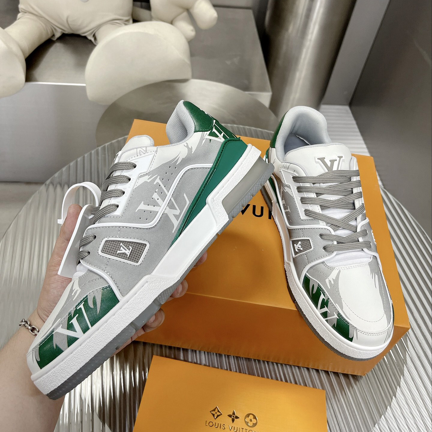 Louis Vuitton LV  Trainer Sneaker      - DesignerGu