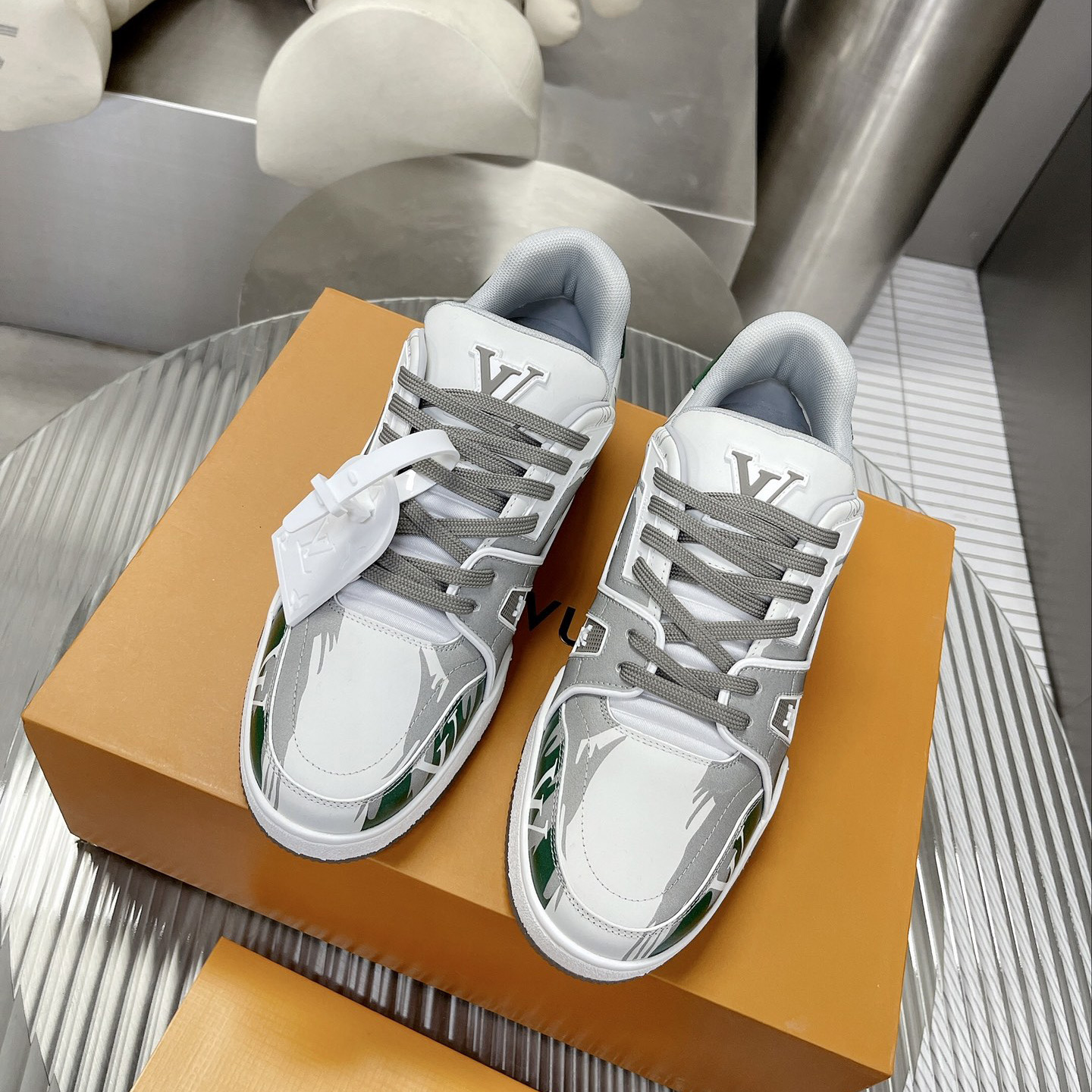 Louis Vuitton LV  Trainer Sneaker      - DesignerGu