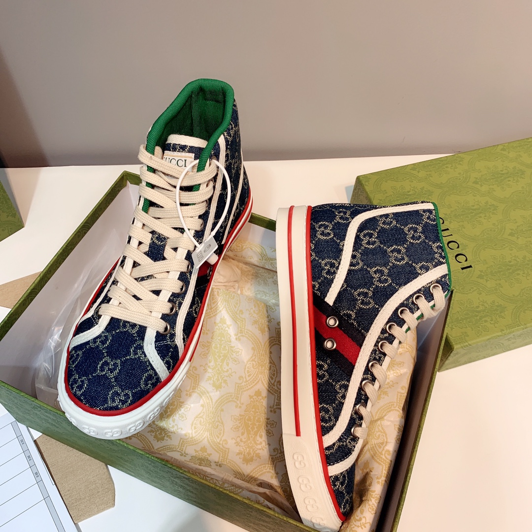 Gucci Tennis 1977 High Top Sneaker - DesignerGu