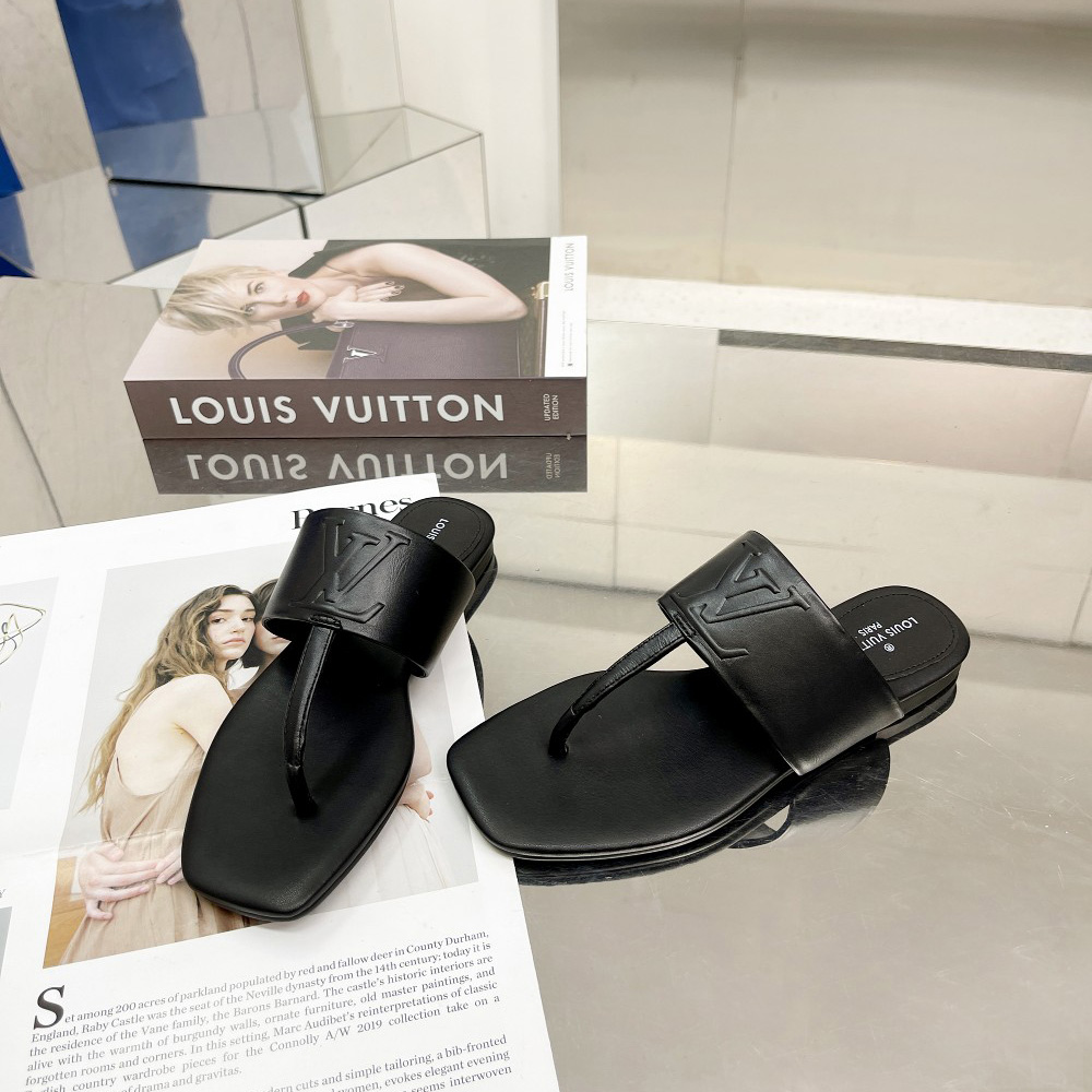 Louis Vuitton Drapy Flat Thong    1AAB4E - DesignerGu