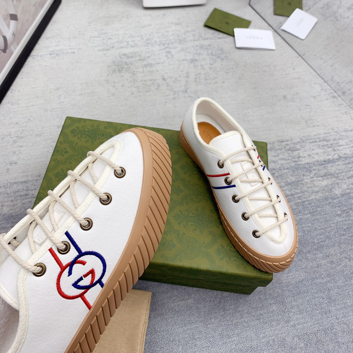 Gucci Interlocking G Sneaker - DesignerGu