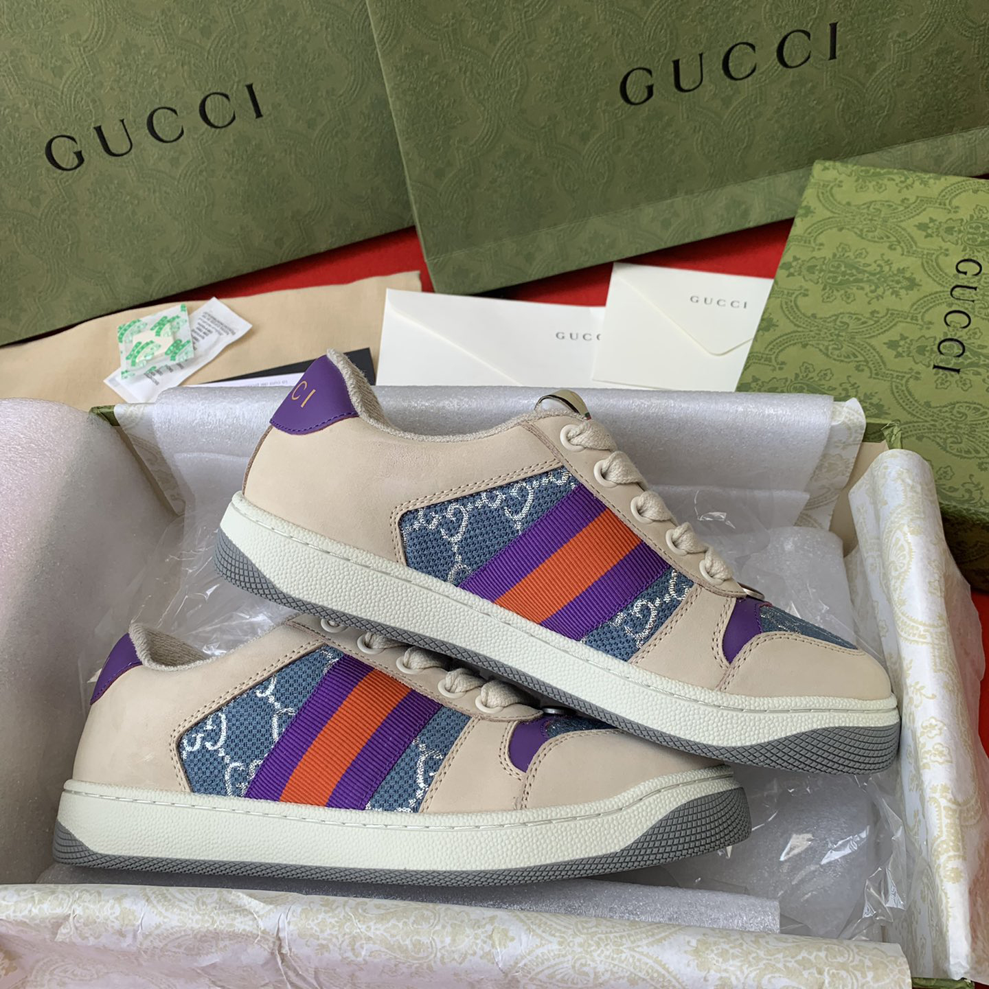 Gucci women's & Men's Screener Sneaker With We - DesignerGu