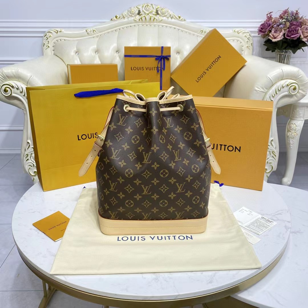 Louis Vuitton Noé Bucket Bag(27.5-36-20cm)    M42224 - DesignerGu