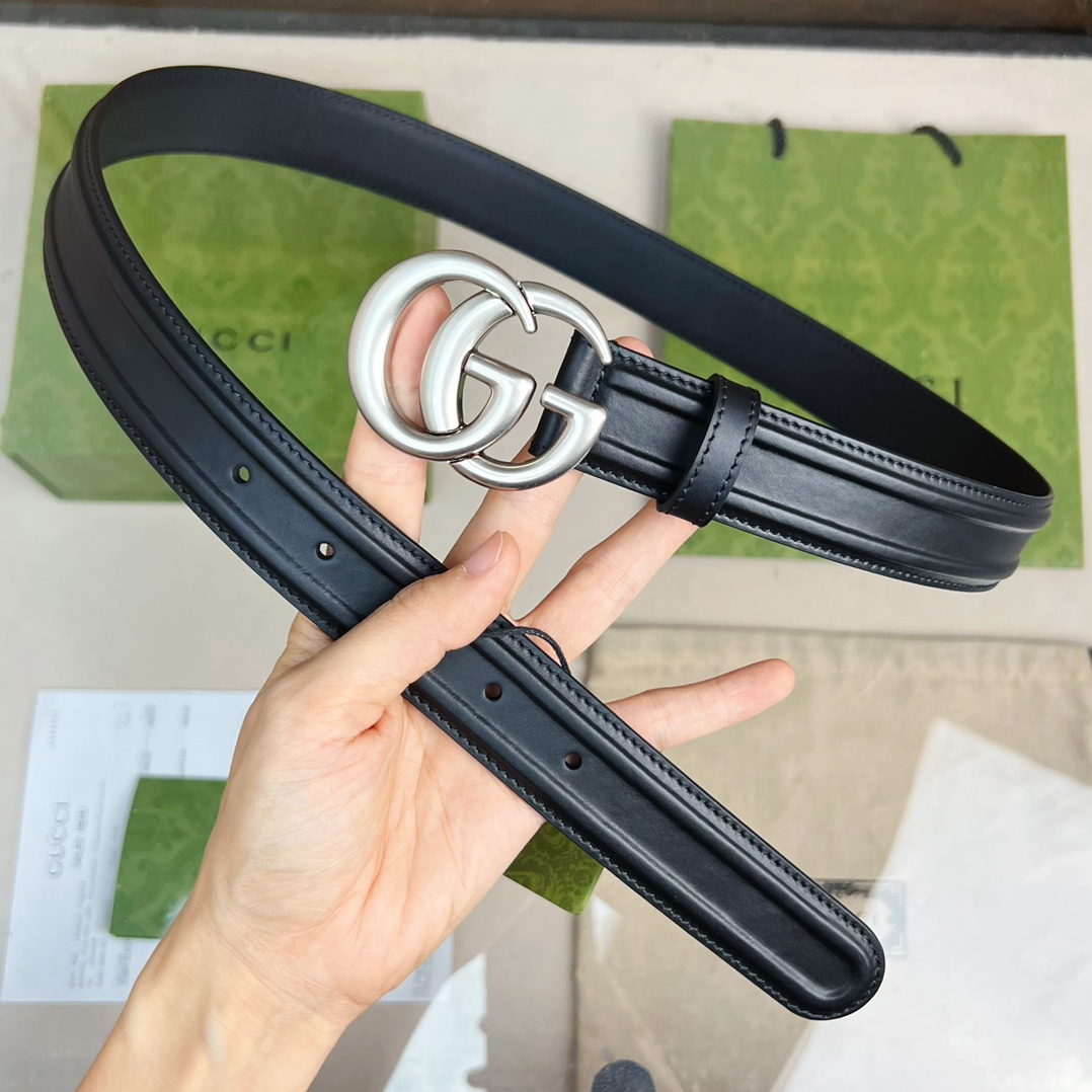 Gucci Belt With GG Buckle - DesignerGu