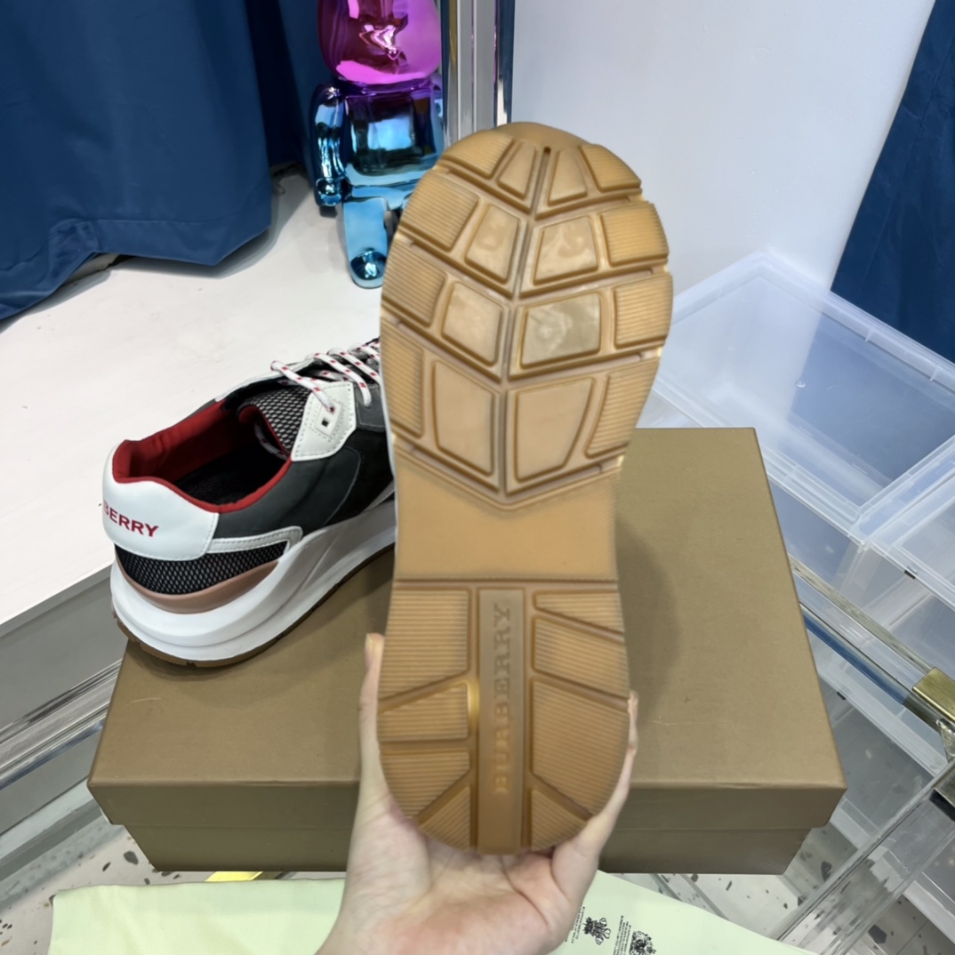 Burberry Cotton Sneakers - DesignerGu