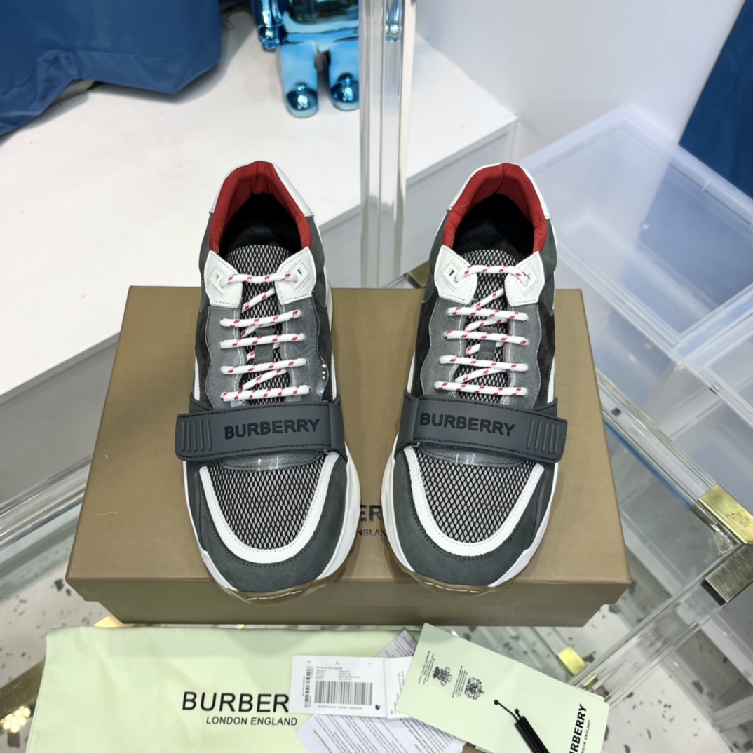 Burberry Cotton Sneakers - DesignerGu