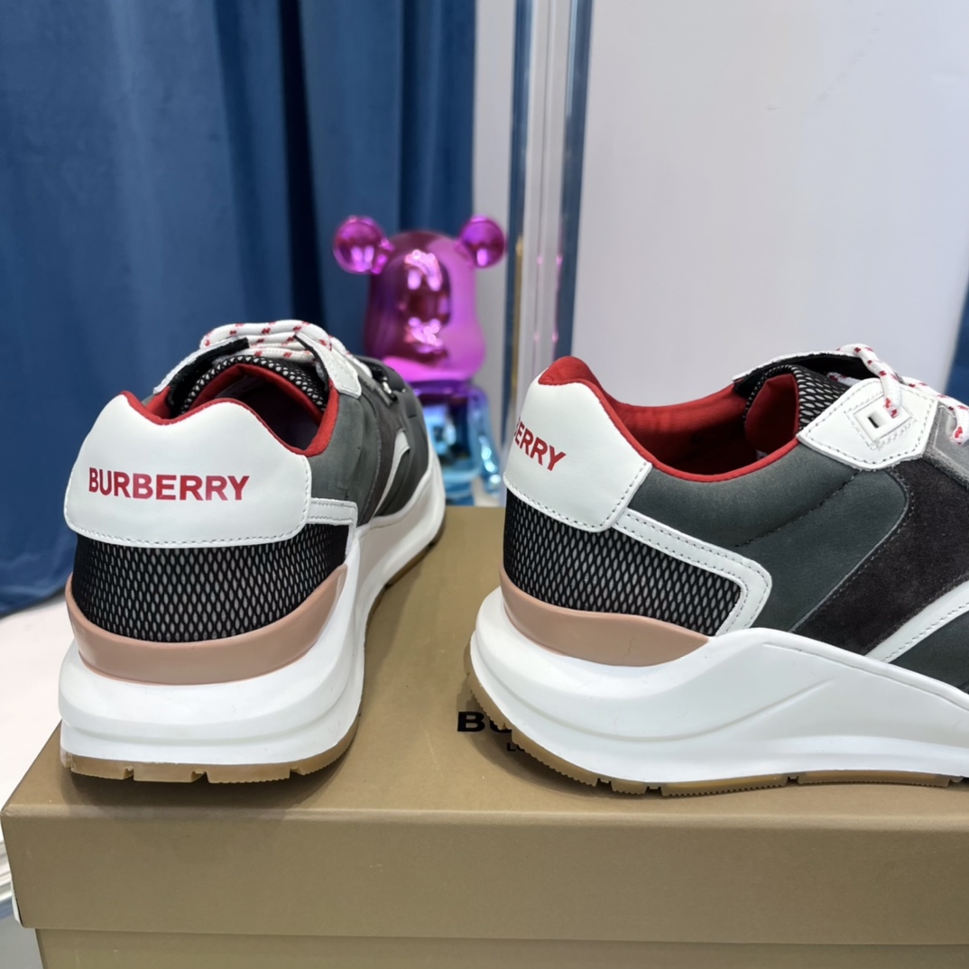 Burberry Cotton Sneakers - DesignerGu