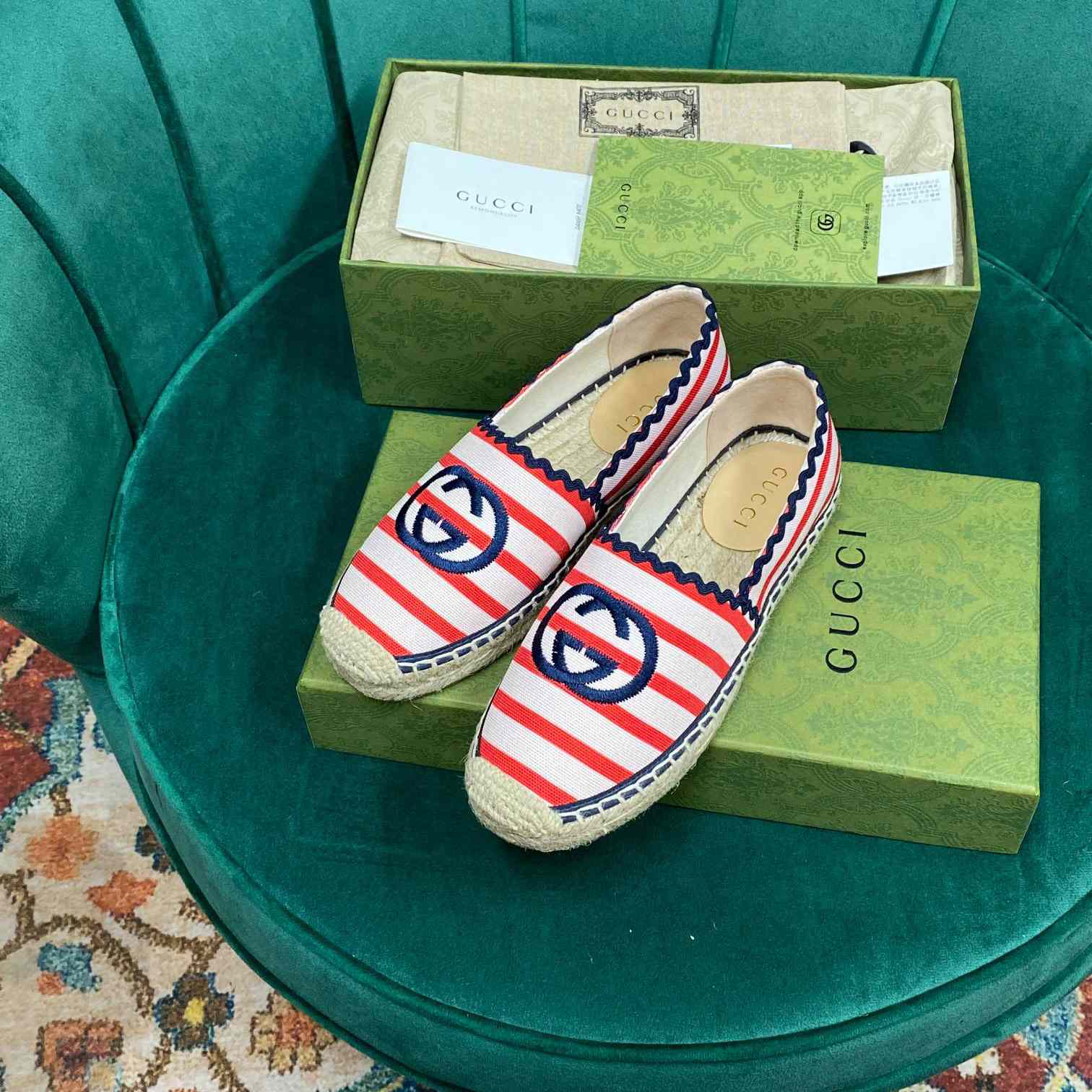 Gucci Women's Interlocking G Espadrille - DesignerGu