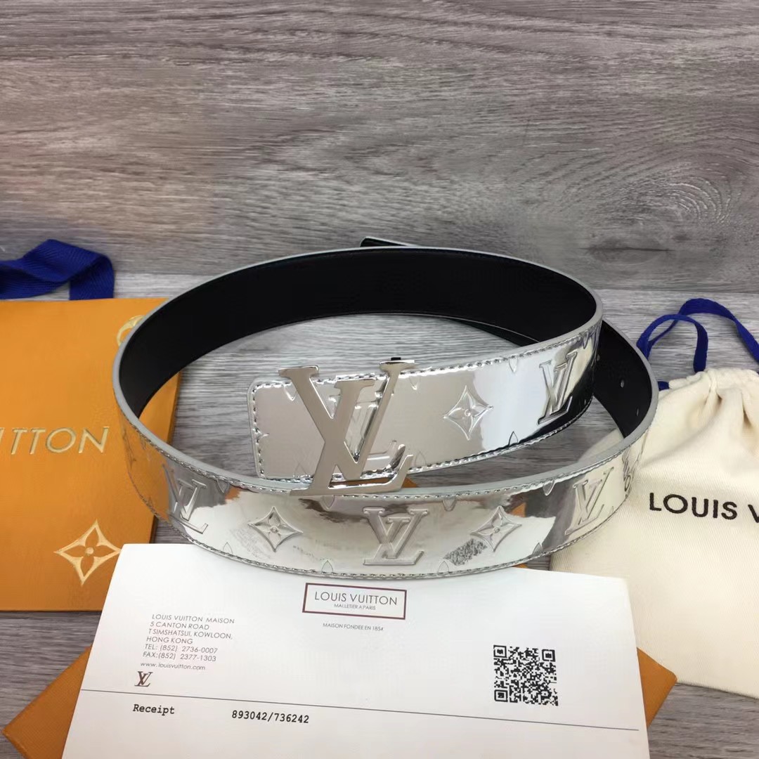 Louis Vuitton Monogram Belt - DesignerGu