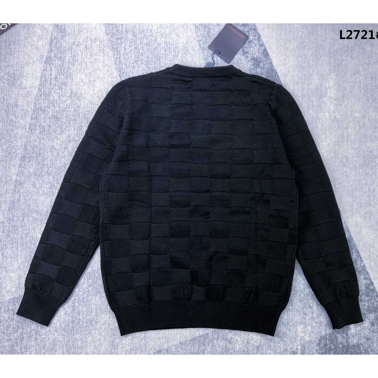 Louis Vuitton Damier Stitch Crewneck      1AA4MC - DesignerGu