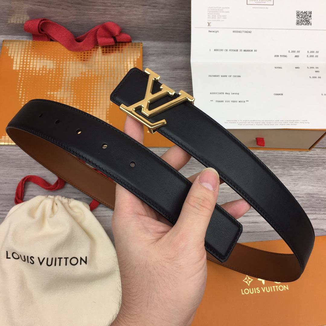 Louis Vuitton  LV Mirror 35MM Reversible Belt - DesignerGu