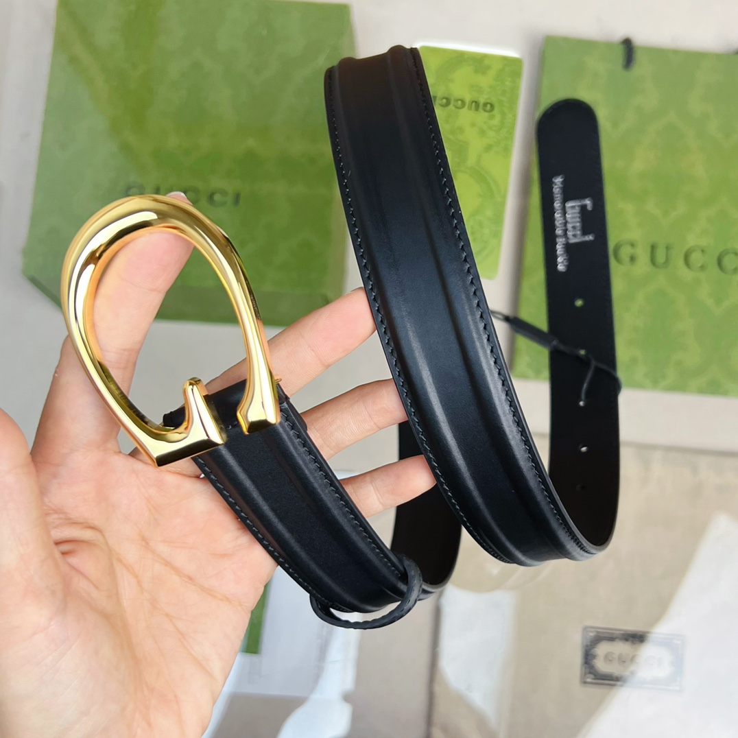 Gucci Belt With G Buckle - DesignerGu