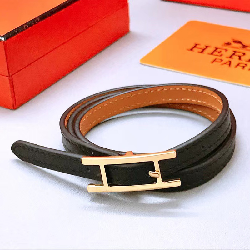 Hermes Behapi Double Tour Bracelet - DesignerGu