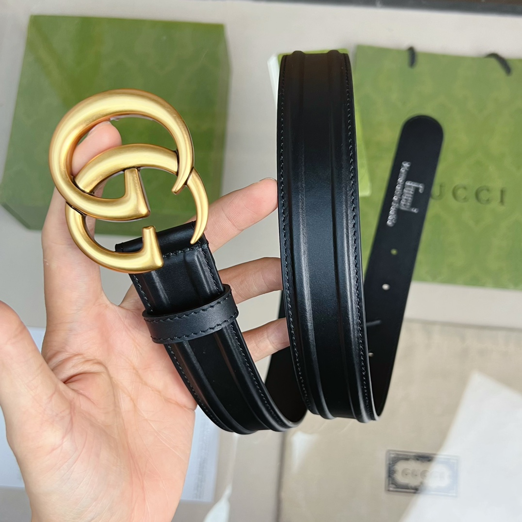 Gucci Belt With GG Buckle - DesignerGu