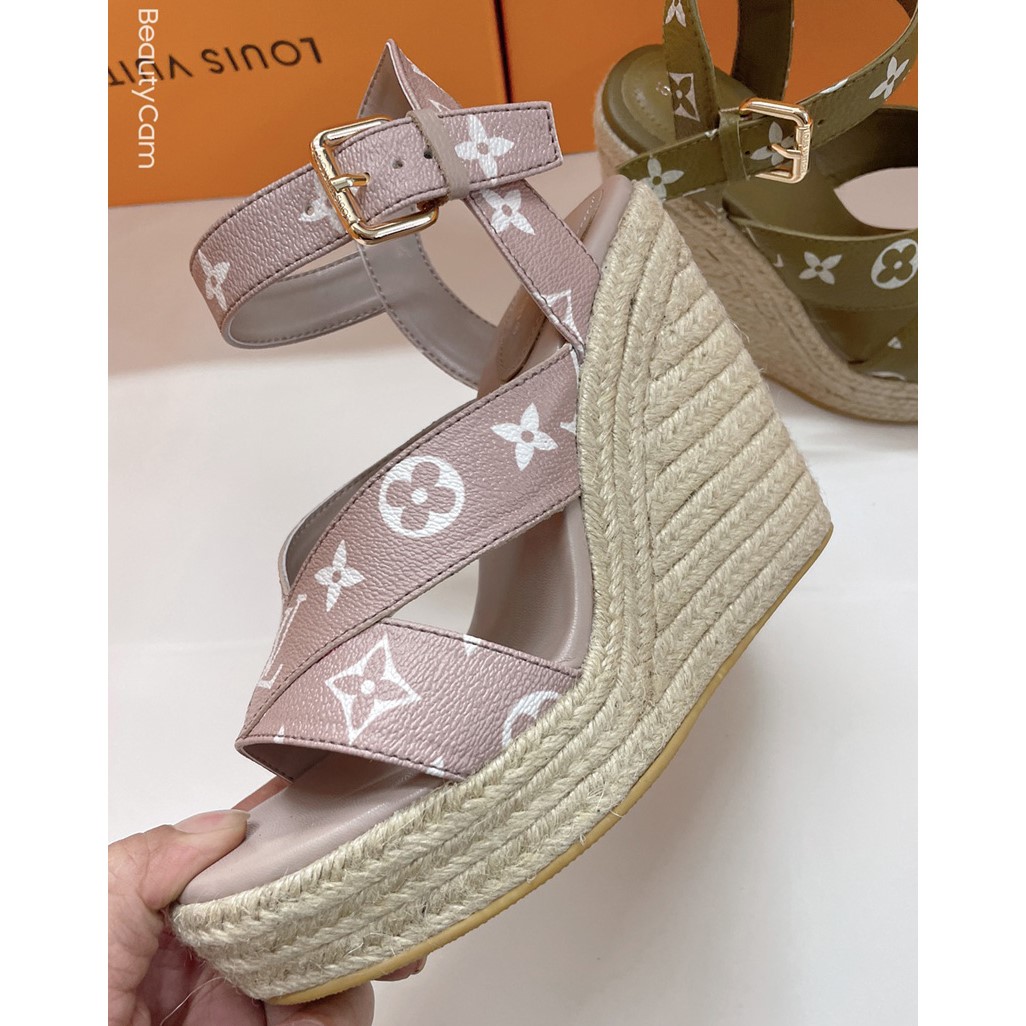 Louis Vuitton Starboard Wedge Sandal      1AA1G3 - DesignerGu