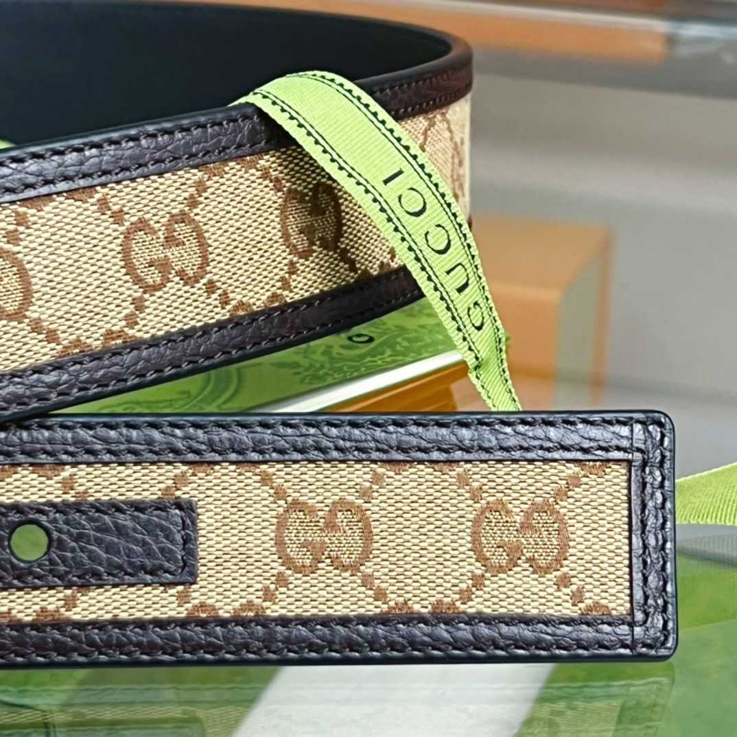 Gucci GG Belt With Square Buckle - DesignerGu