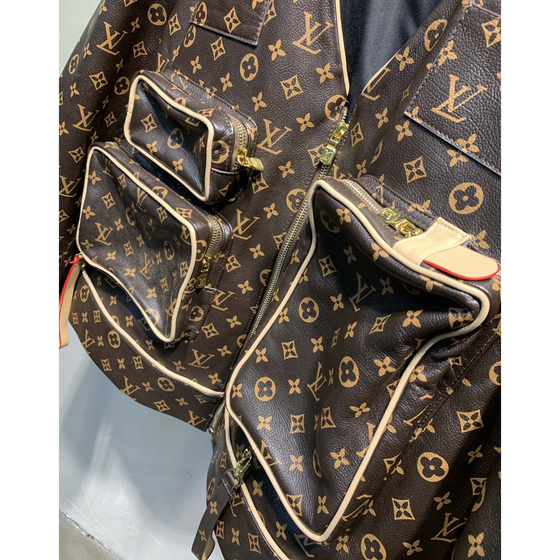 Louis Vuitton Monogram Embossed Utility Jacket - DesignerGu