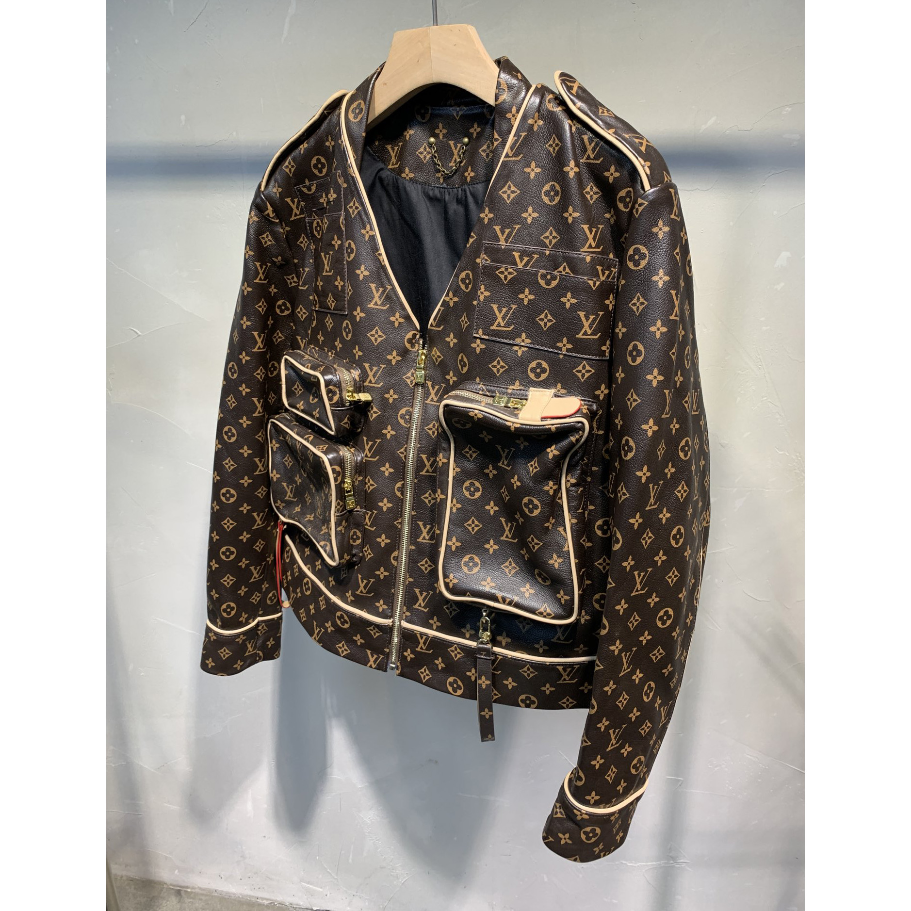 Louis Vuitton Monogram Embossed Utility Jacket - DesignerGu