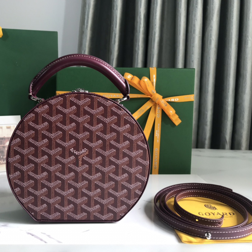 Goyard The Alto Hatbox Trunk Bag(18-16.5-7cm) - DesignerGu