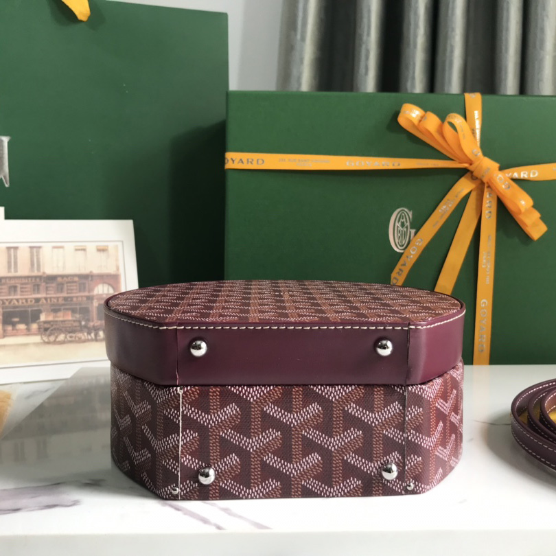 Goyard The Alto Hatbox Trunk Bag(18-16.5-7cm) - DesignerGu